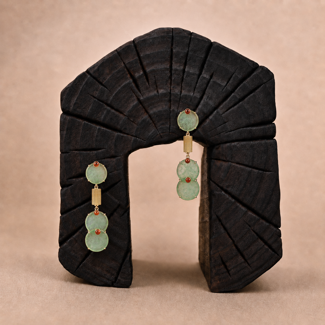 The "Axis" Jade Earrings