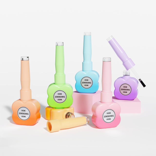 13ml Flower Shape Custom Nail Polish Bottle Glass Container for Gel Polish Builder Gel and Nail Lacquer,Guangzhou Jinhong Packing Co., Ltd.,13ml Flower Shape Custom Nail Polish Bottle Glass Container for Gel Polish Builder Gel and Nail Lacquer