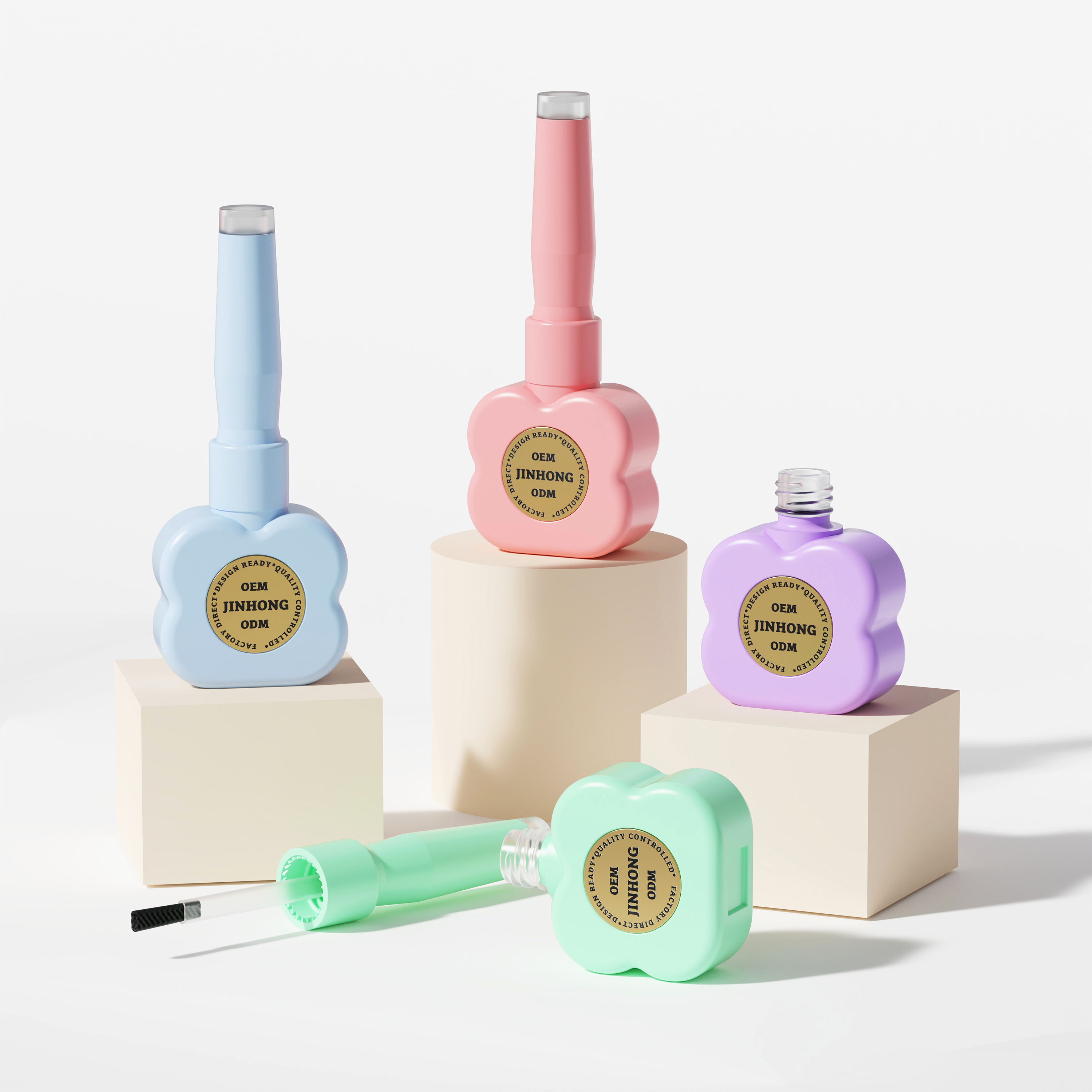 13ml Flower Shape Custom Nail Polish Bottle Glass Container for Gel Polish Builder Gel and Nail Lacquer,Guangzhou Jinhong Packing Co., Ltd.,13ml Flower Shape Custom Nail Polish Bottle Glass Container for Gel Polish Builder Gel and Nail Lacquer