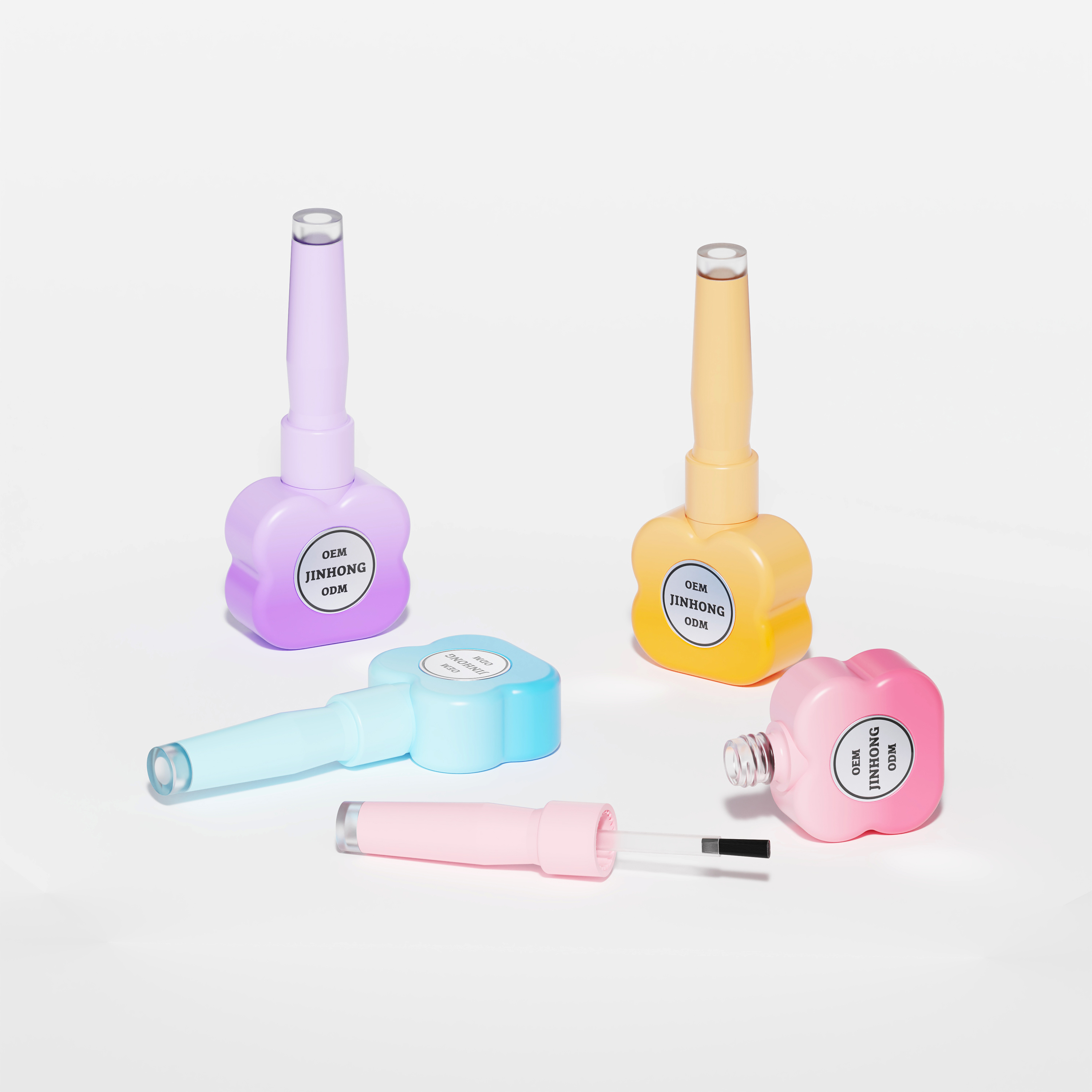 13ml Flower Shape Custom Nail Polish Bottle Glass Container for Gel Polish Builder Gel and Nail Lacquer,Guangzhou Jinhong Packing Co., Ltd.,13ml Flower Shape Custom Nail Polish Bottle Glass Container for Gel Polish Builder Gel and Nail Lacquer
