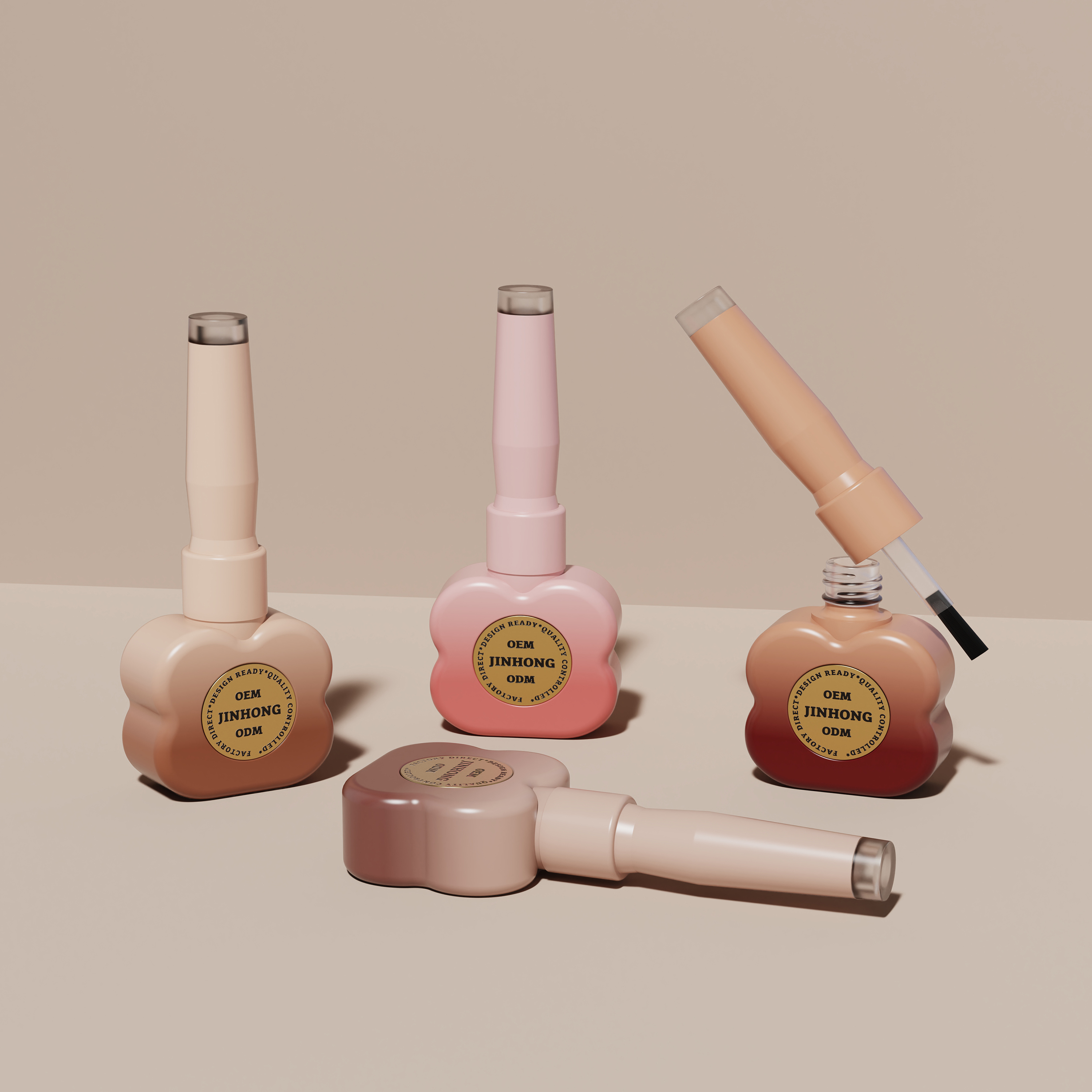 13ml Flower Shape Custom Nail Polish Bottle Glass Container for Gel Polish Builder Gel and Nail Lacquer,Guangzhou Jinhong Packing Co., Ltd.,13ml Flower Shape Custom Nail Polish Bottle Glass Container for Gel Polish Builder Gel and Nail Lacquer