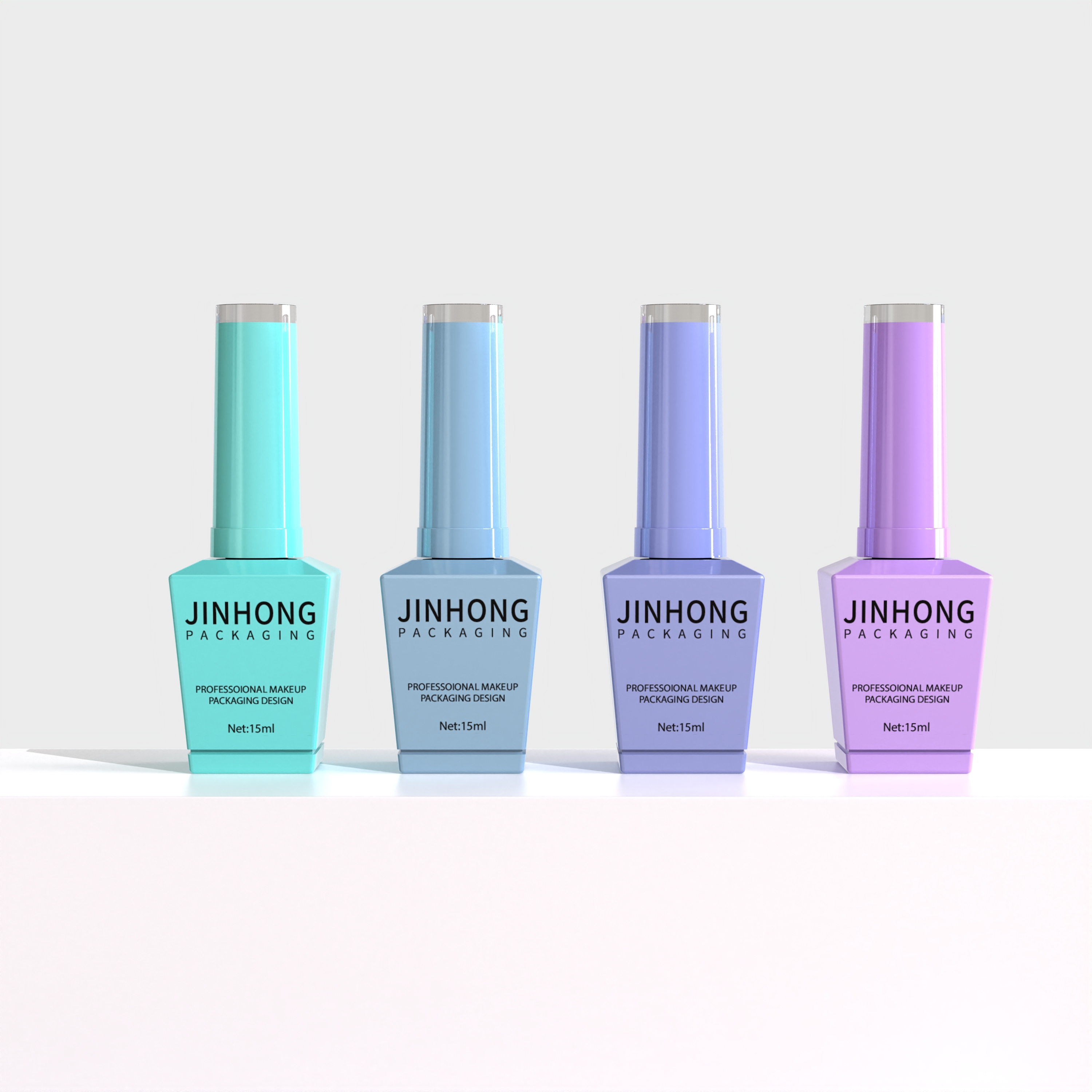 15ml Luxury Square Custom Glass Gel Nail Polish Bottle Empty UV Gel Varnish Container with Brush Cap,Guangzhou Jinhong Packing Co., Ltd.,15ml Luxury Square Custom Glass Gel Nail Polish Bottle Empty UV Gel Varnish Container with Brush Cap