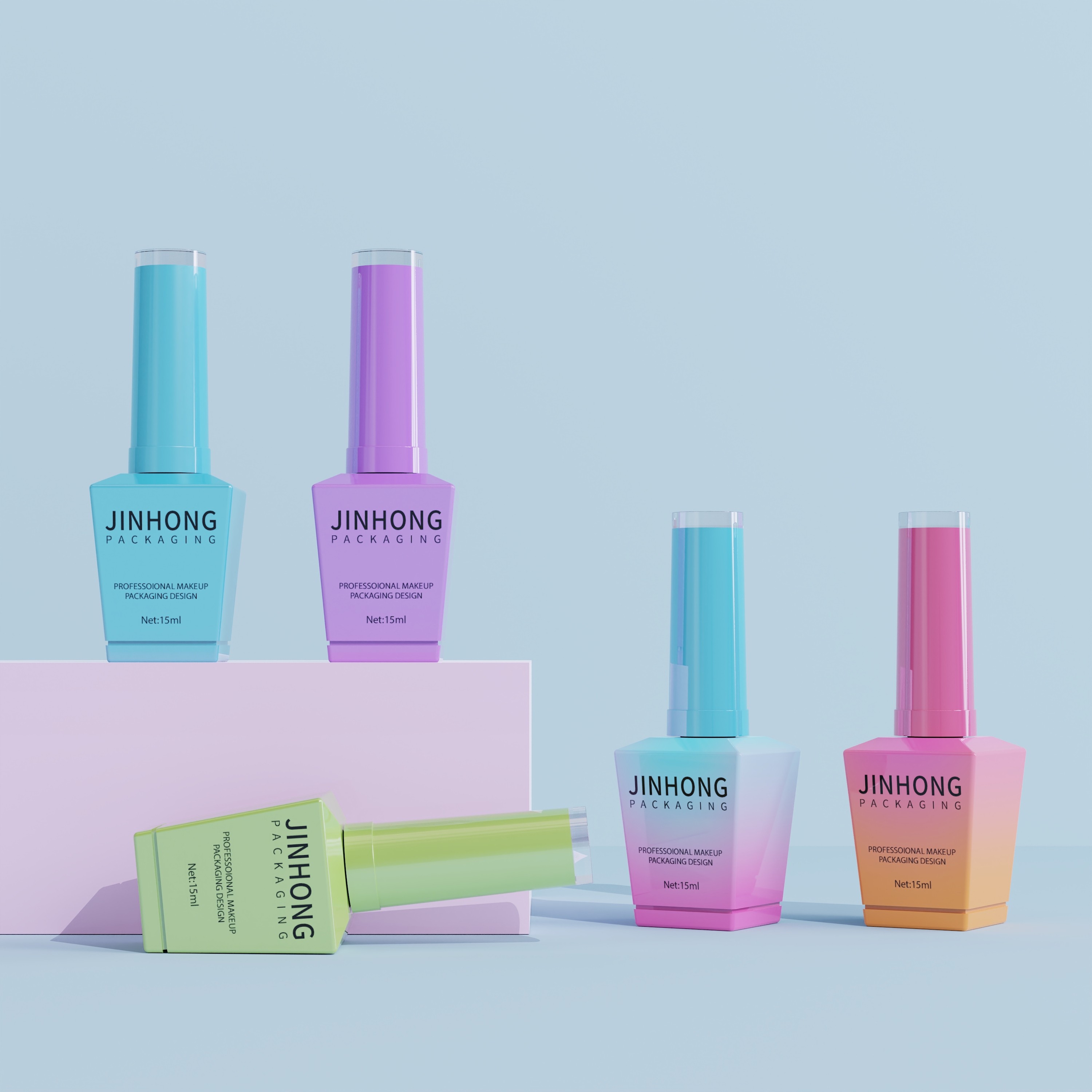 15ml Luxury Square Custom Glass Gel Nail Polish Bottle Empty UV Gel Varnish Container with Brush Cap,Guangzhou Jinhong Packing Co., Ltd.,15ml Luxury Square Custom Glass Gel Nail Polish Bottle Empty UV Gel Varnish Container with Brush Cap