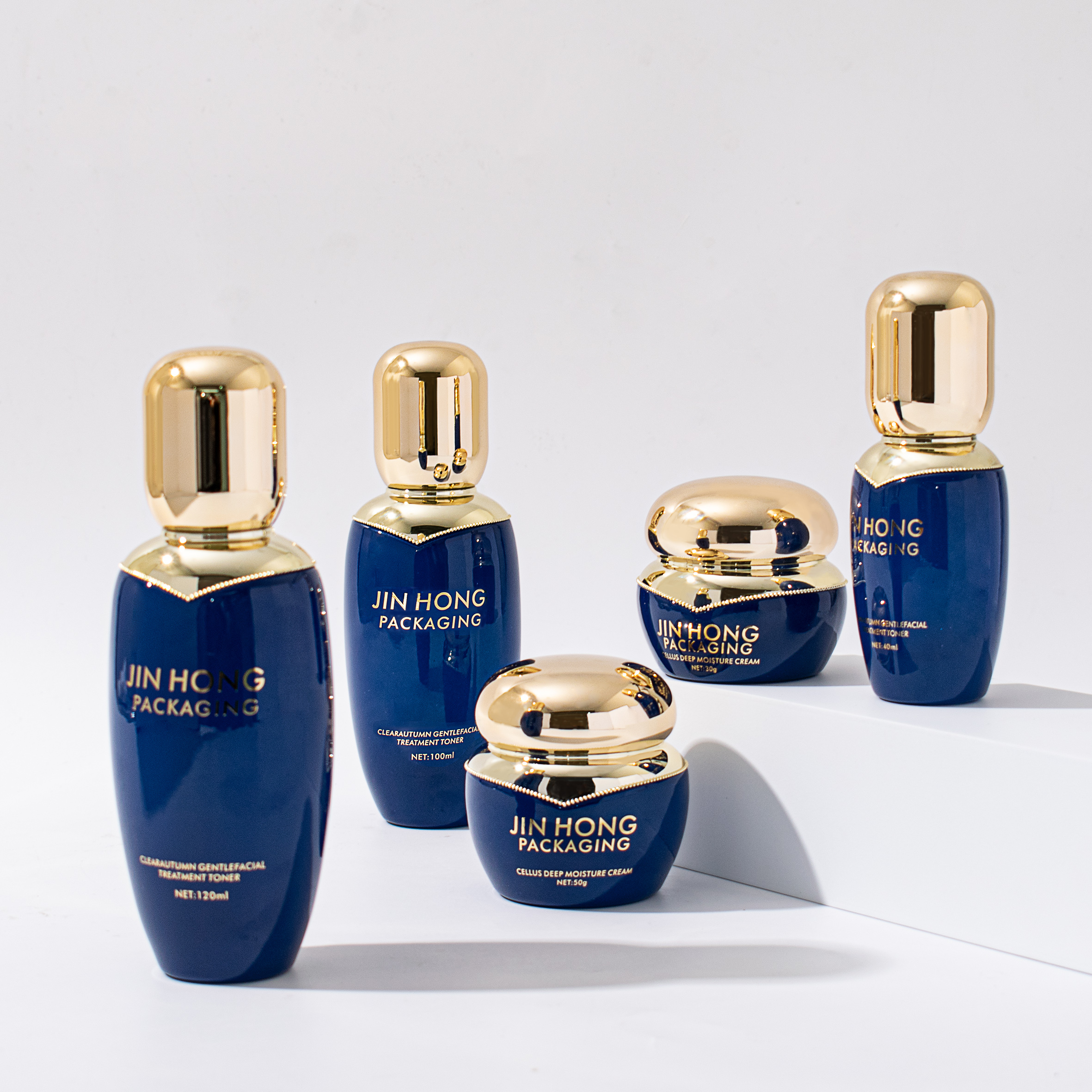Cosmetic Glass Bottle & Cream Jar Packaging Set Supplier,Guangzhou Jinhong Packing Co., Ltd.,Cosmetic Glass Bottle & Cream Jar Packaging Set Supplier