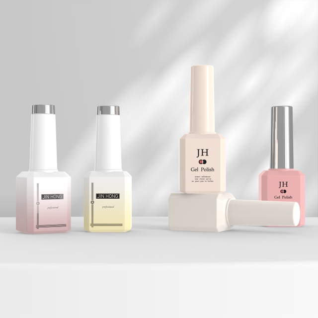 Gradient Square Nail Polish Glass Bottle Manufacturer,Guangzhou Jinhong Packing Co., Ltd.,Gradient Square Nail Polish Glass Bottle Manufacturer