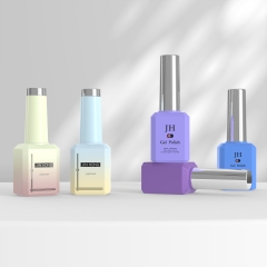 Gradient Square Nail Polish Glass Bottle Manufacturer,Guangzhou Jinhong Packing Co., Ltd.,Gradient Square Nail Polish Glass Bottle Manufacturer