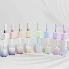 Gradient Square Nail Polish Glass Bottle Manufacturer,Guangzhou Jinhong Packing Co., Ltd.,Gradient Square Nail Polish Glass Bottle Manufacturer