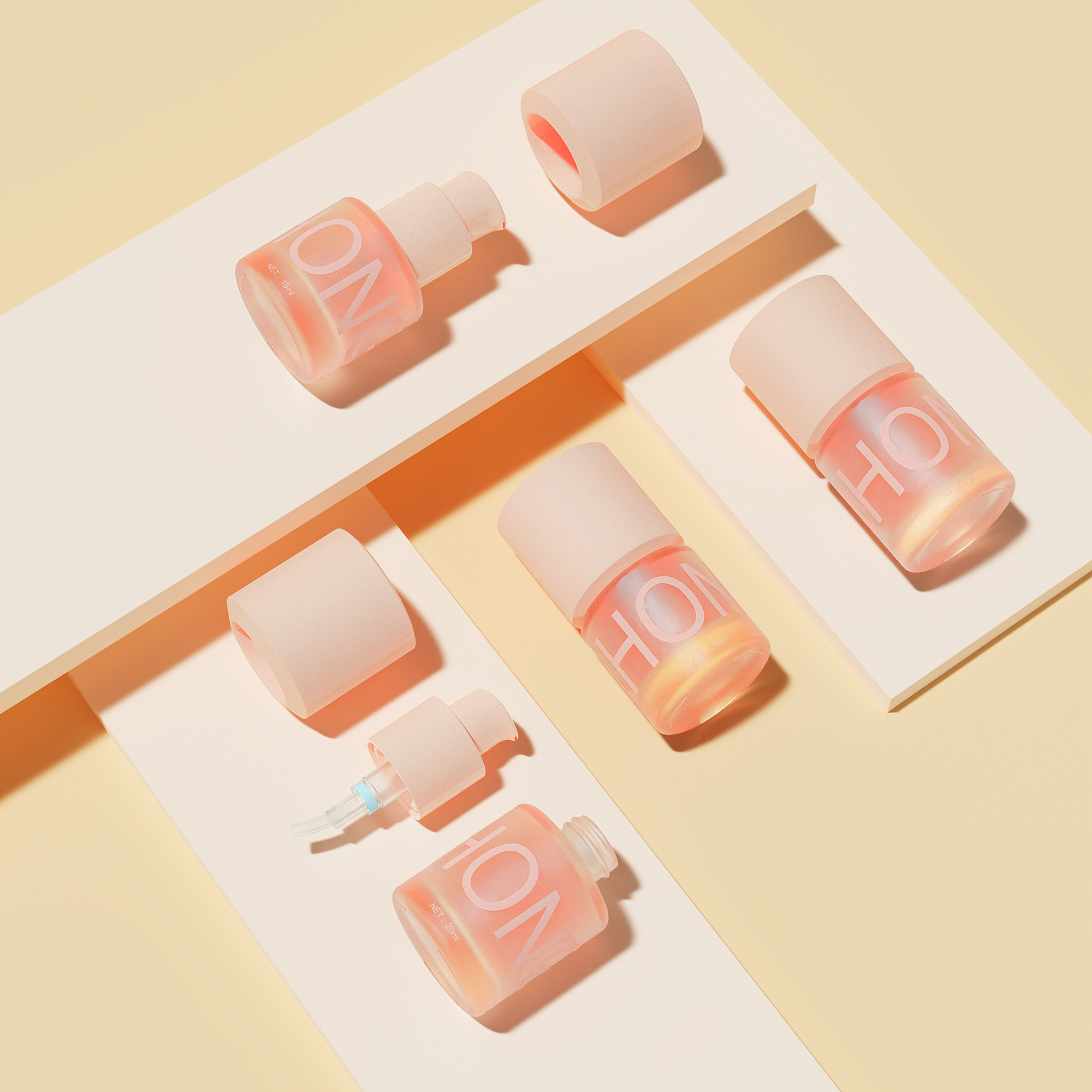 20ml Empty Foundation Bottle Frosted Glass Cosmetic Pump Bottle for Primer Concealer and Liquid Makeup,Guangzhou Jinhong Packing Co., Ltd.,Frosted Glass Foundation Pump Bottle Supplier