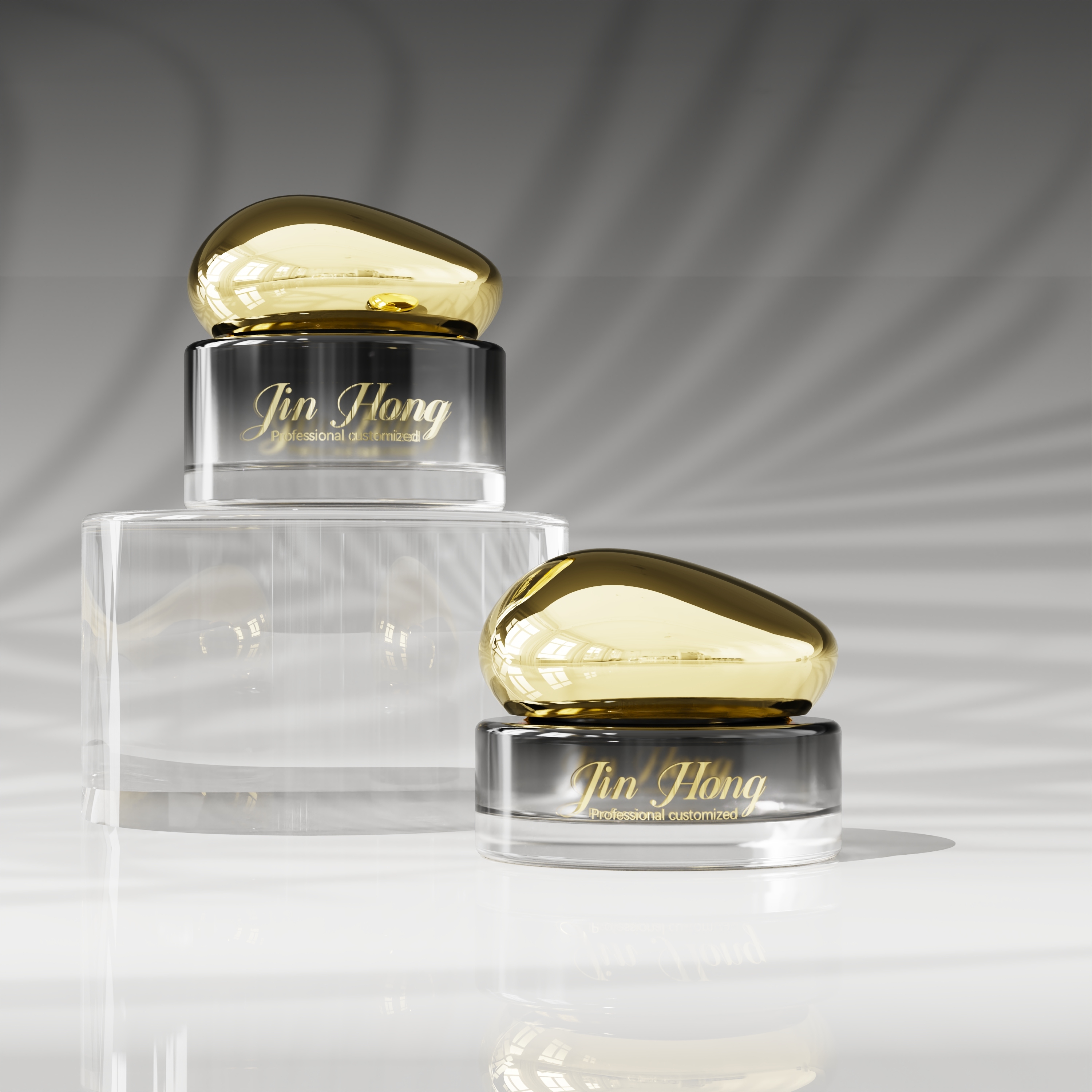 Glass Cream Jar Supplier for Skincare Packaging,Guangzhou Jinhong Packing Co., Ltd.,Glass Cream Jar Supplier for Skincare Packaging