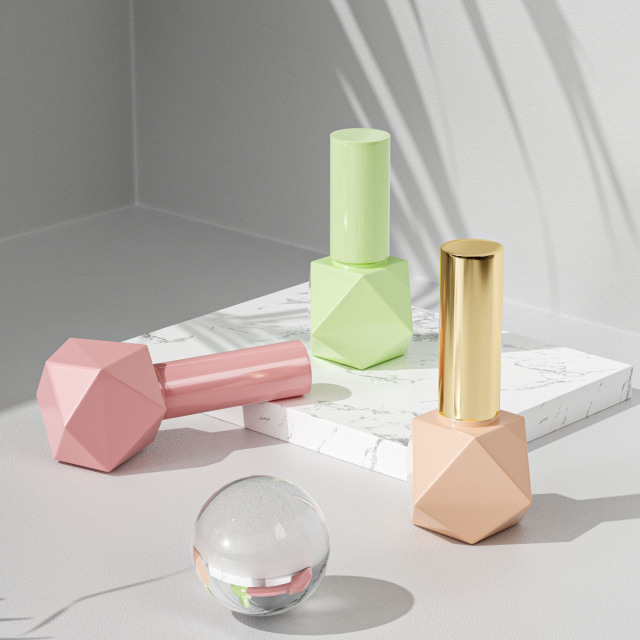 8ml Luxury Geometric Shaped Nail Polish Bottle Packaging,Guangzhou Jinhong Packing Co., Ltd.,8ml Luxury Geometric Shaped Nail Polish Bottle Packaging