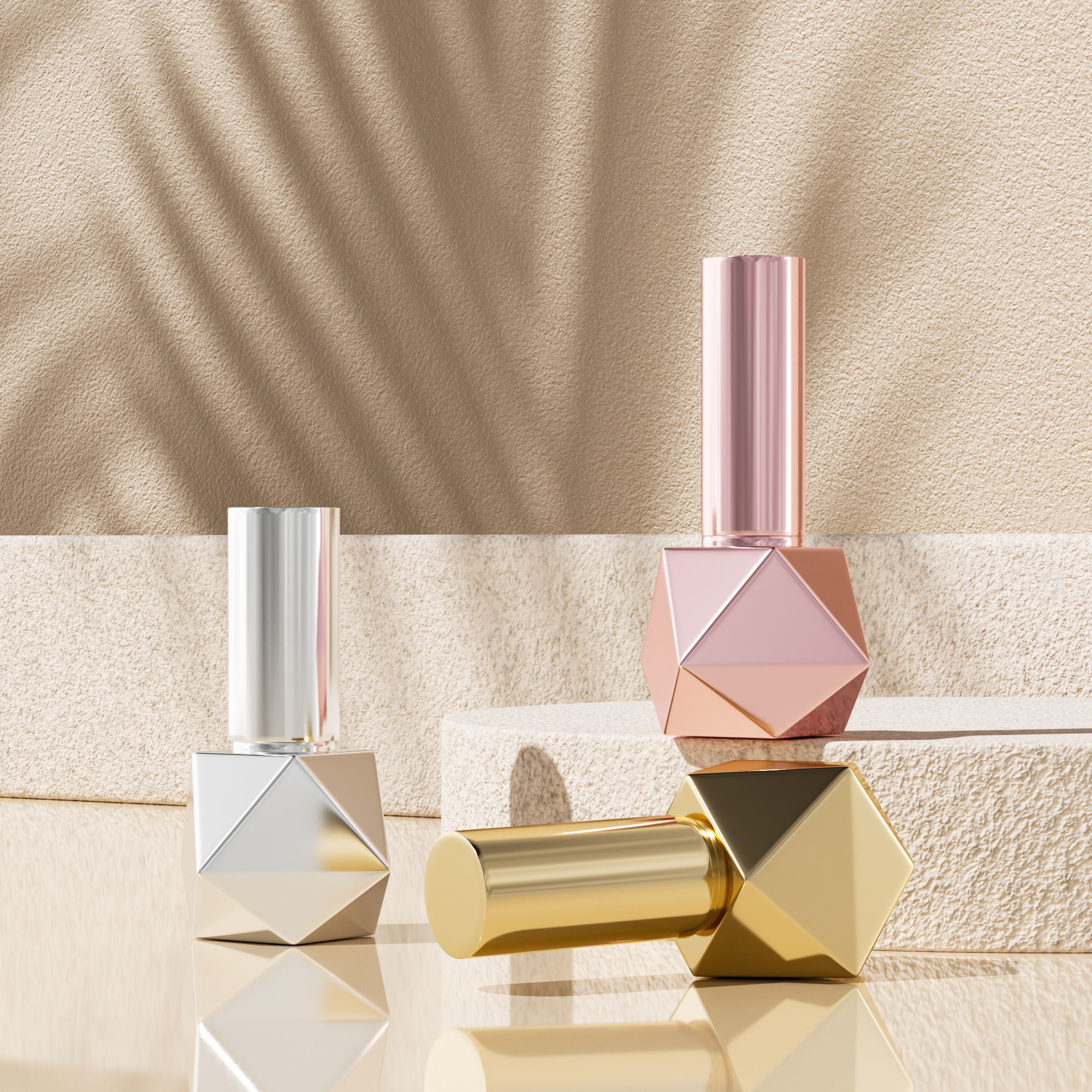 8ml Luxury Geometric Shaped Nail Polish Bottle Packaging,Guangzhou Jinhong Packing Co., Ltd.,8ml Luxury Geometric Shaped Nail Polish Bottle Packaging