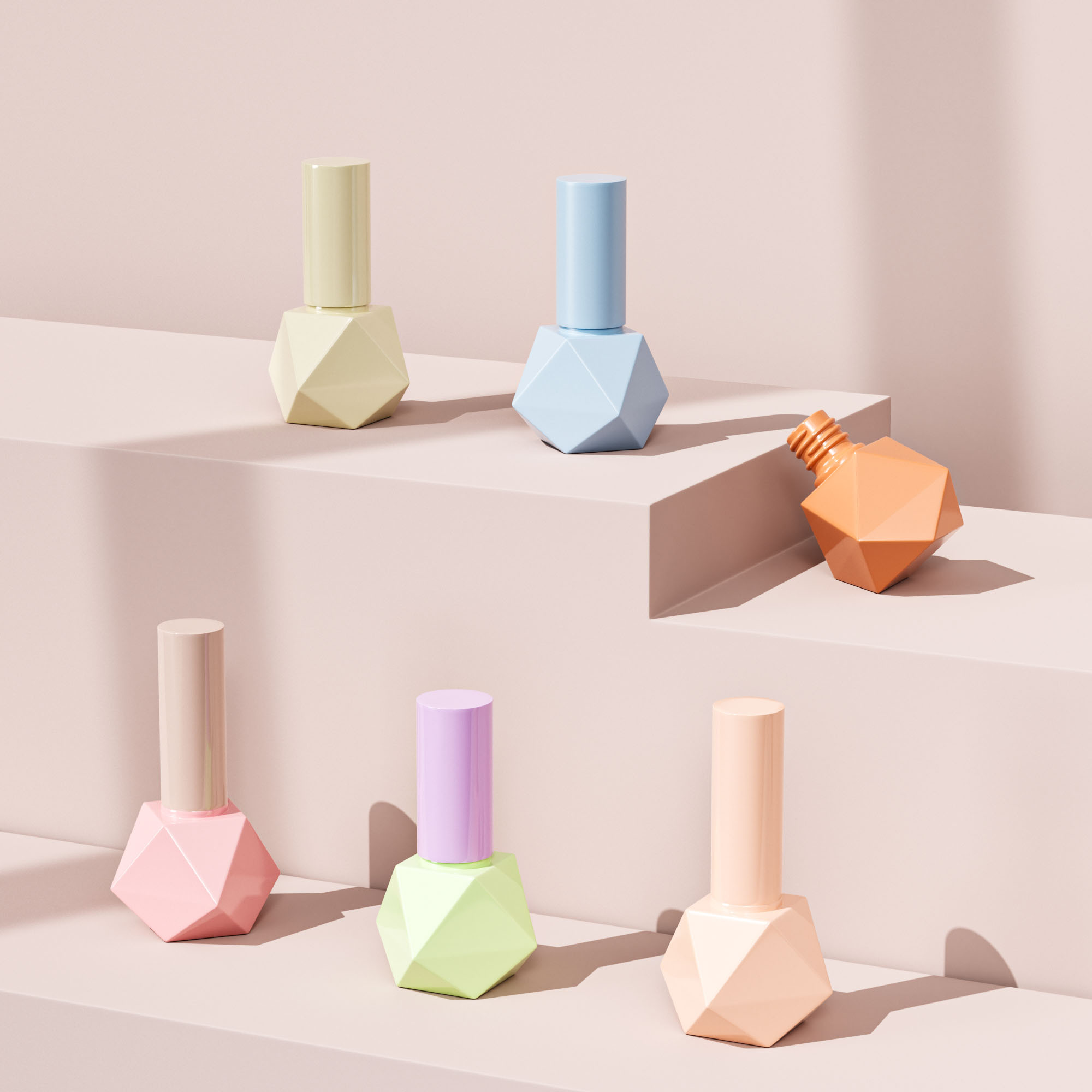 8ml Luxury Geometric Shaped Nail Polish Bottle Packaging,Guangzhou Jinhong Packing Co., Ltd.,8ml Luxury Geometric Shaped Nail Polish Bottle Packaging