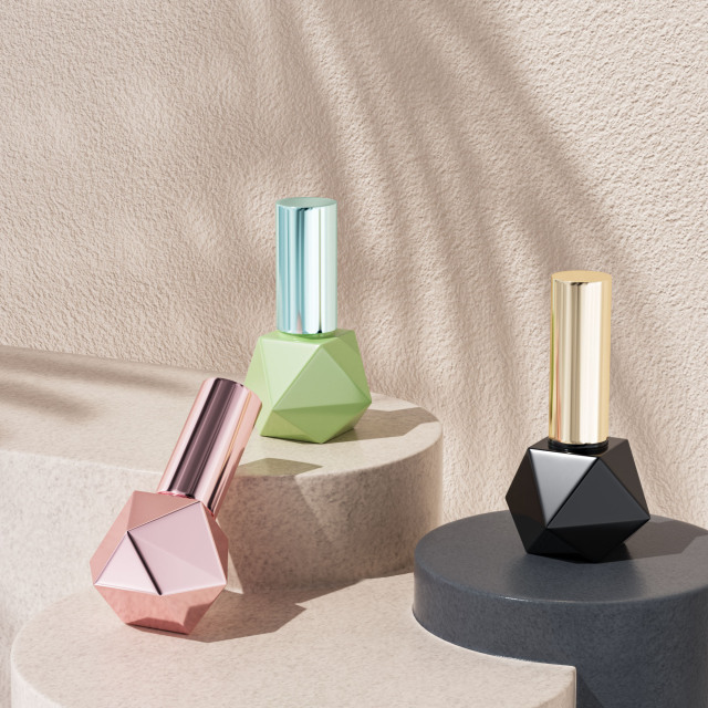 8ml Luxury Geometric Shaped Nail Polish Bottle Packaging,Guangzhou Jinhong Packing Co., Ltd.,8ml Luxury Geometric Shaped Nail Polish Bottle Packaging
