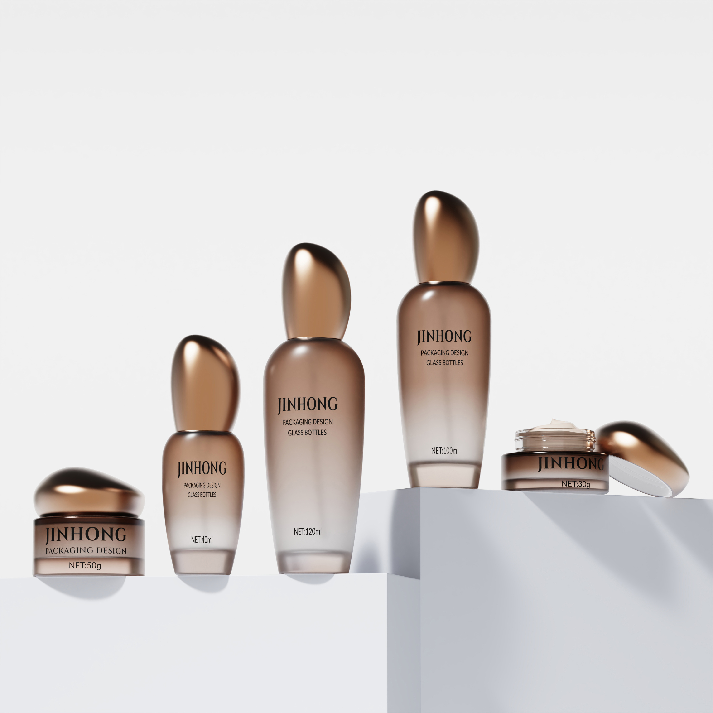 Luxury Glass Skincare Bottle & Cream Jar Manufacturer,Guangzhou Jinhong Packing Co., Ltd.,Luxury Glass Skincare Bottle & Cream Jar Manufacturer