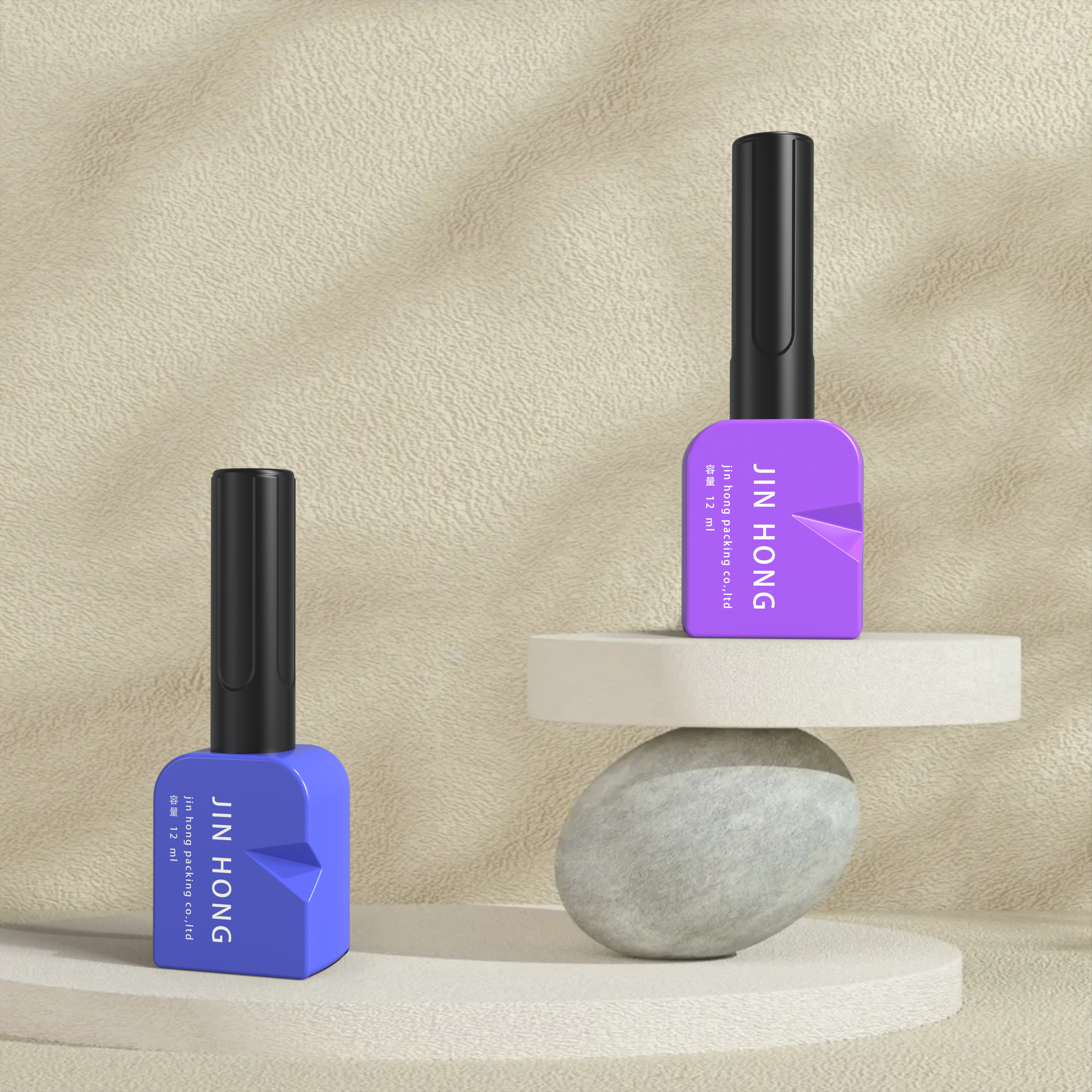 12ml Square UV Gel Nail Polish Bottle Manufacturer,Guangzhou Jinhong Packing Co., Ltd.,12ml Square UV Gel Nail Polish Bottle Manufacturer
