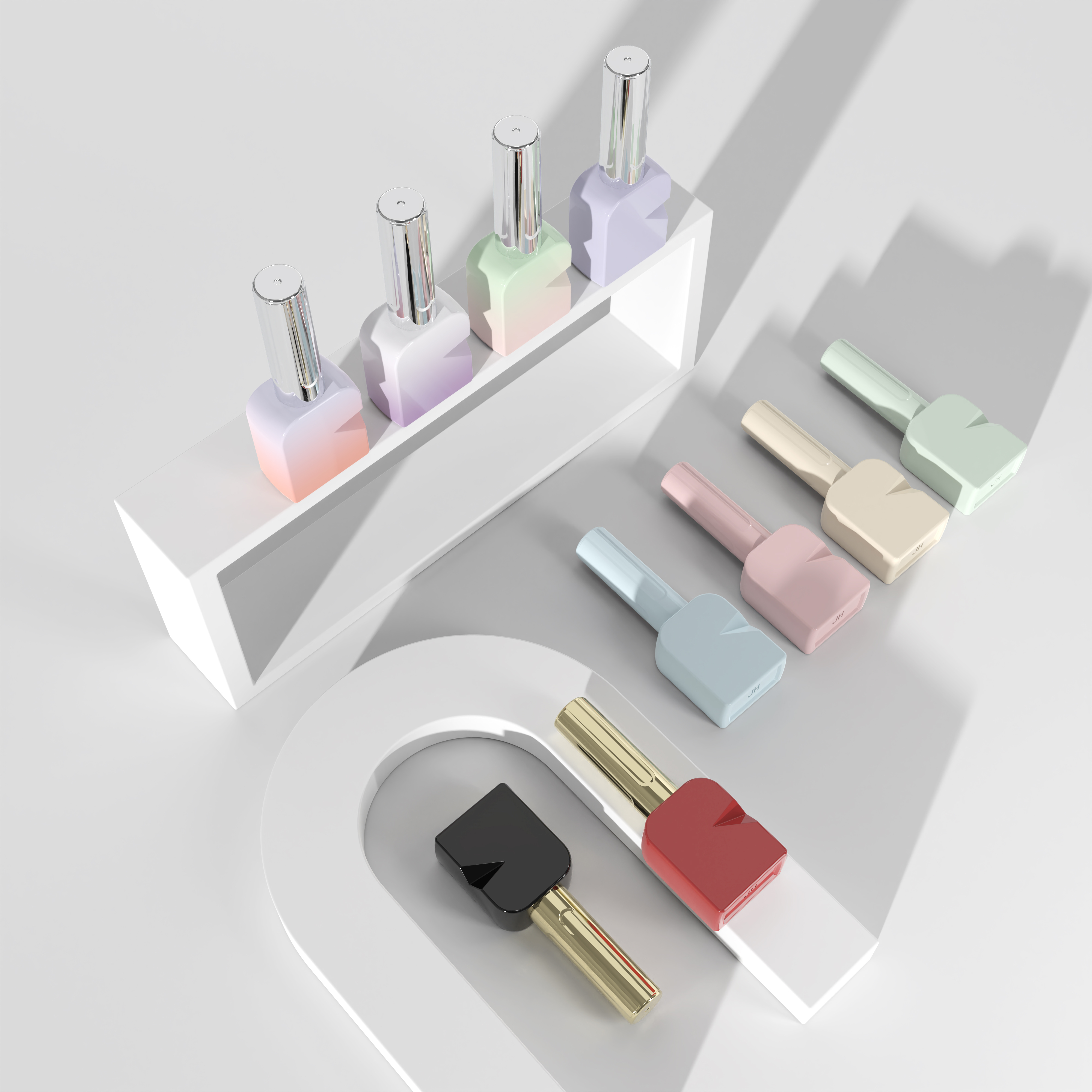 12ml Square UV Gel Nail Polish Bottle Manufacturer,Guangzhou Jinhong Packing Co., Ltd.,12ml Square UV Gel Nail Polish Bottle Manufacturer