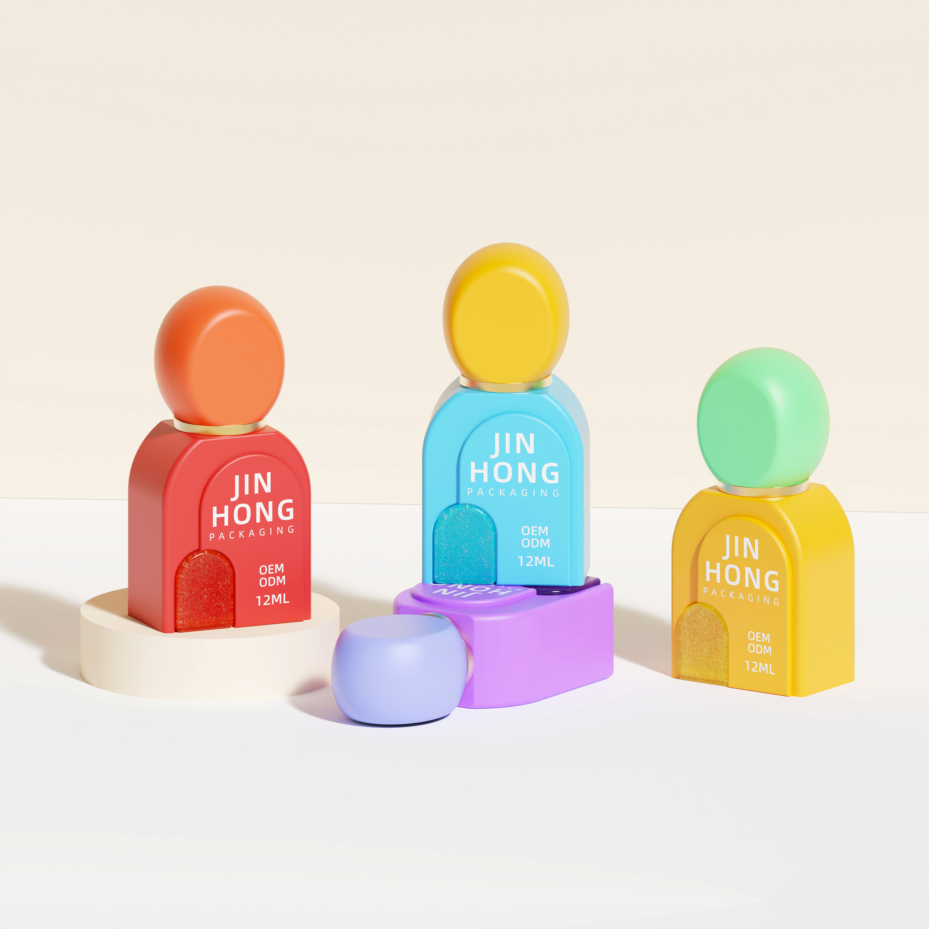 12ml Custom Logo Nail Polish Bottle Manufacturer,Guangzhou Jinhong Packing Co., Ltd.,12ml Custom Logo Nail Polish Bottle Manufacturer