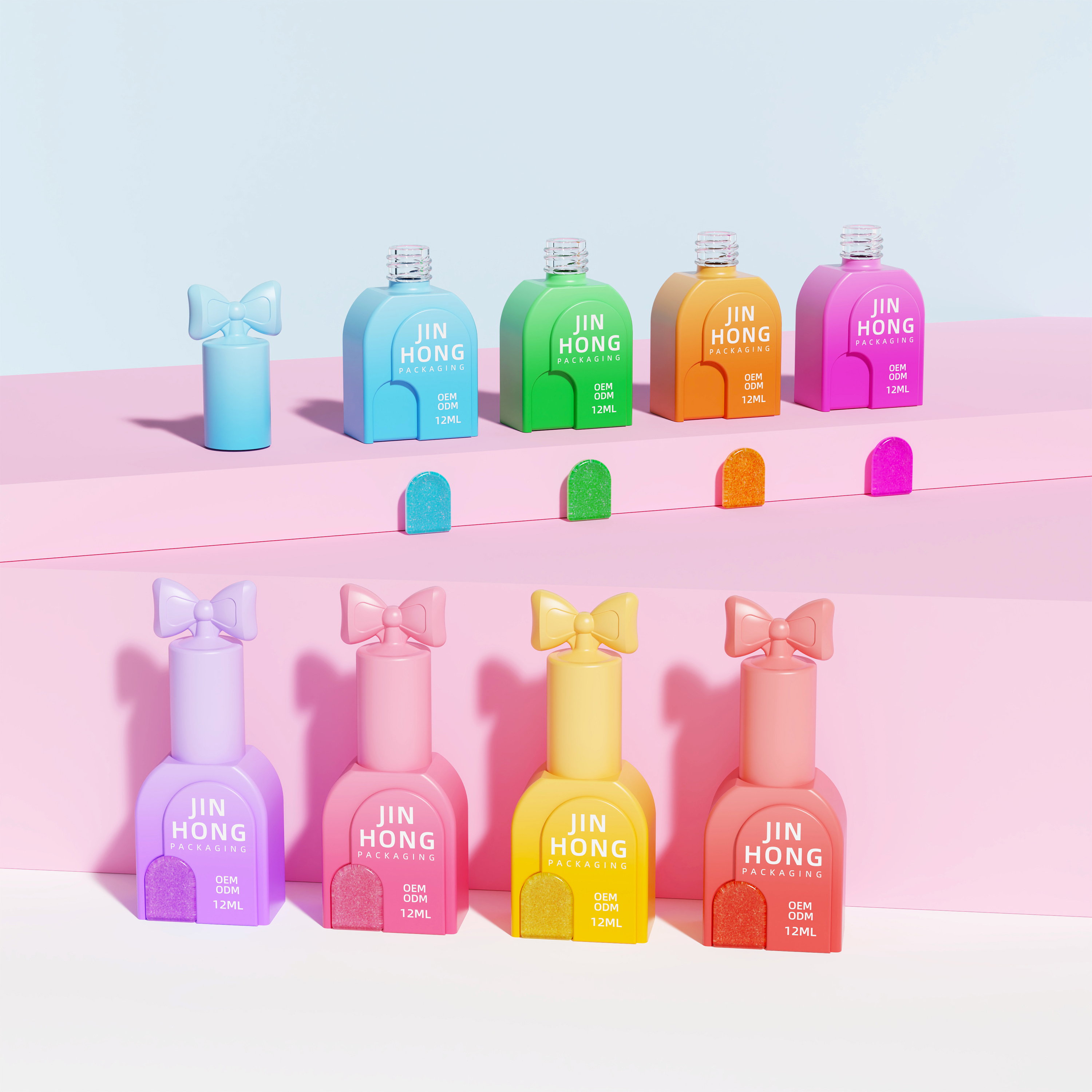 12ml Custom Logo Nail Polish Bottle Manufacturer,Guangzhou Jinhong Packing Co., Ltd.,12ml Custom Logo Nail Polish Bottle Manufacturer