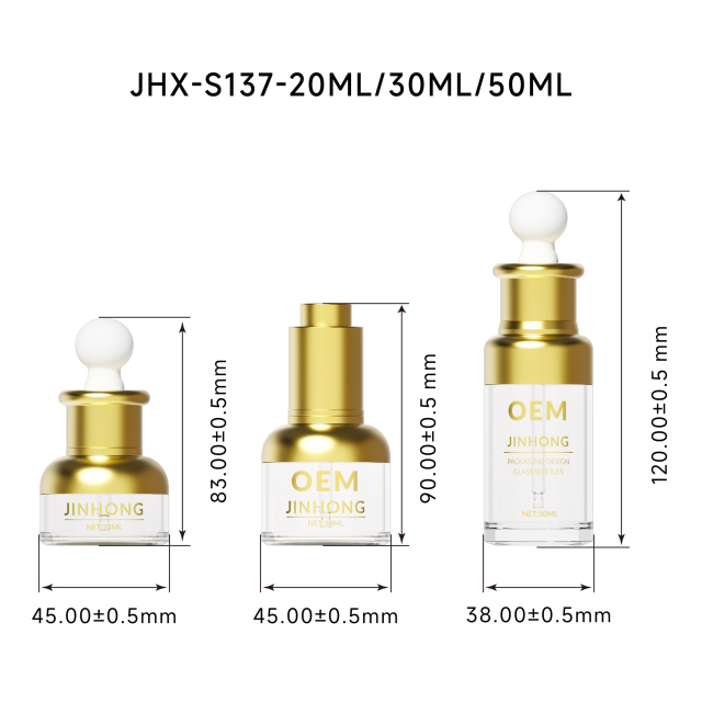 20ml 30ml 50ml Luxury Glass Dropper Bottle Manufacturer,Guangzhou Jinhong Packing Co., Ltd.,20ml 30ml 50ml Luxury Glass Dropper Bottle Manufacturer
