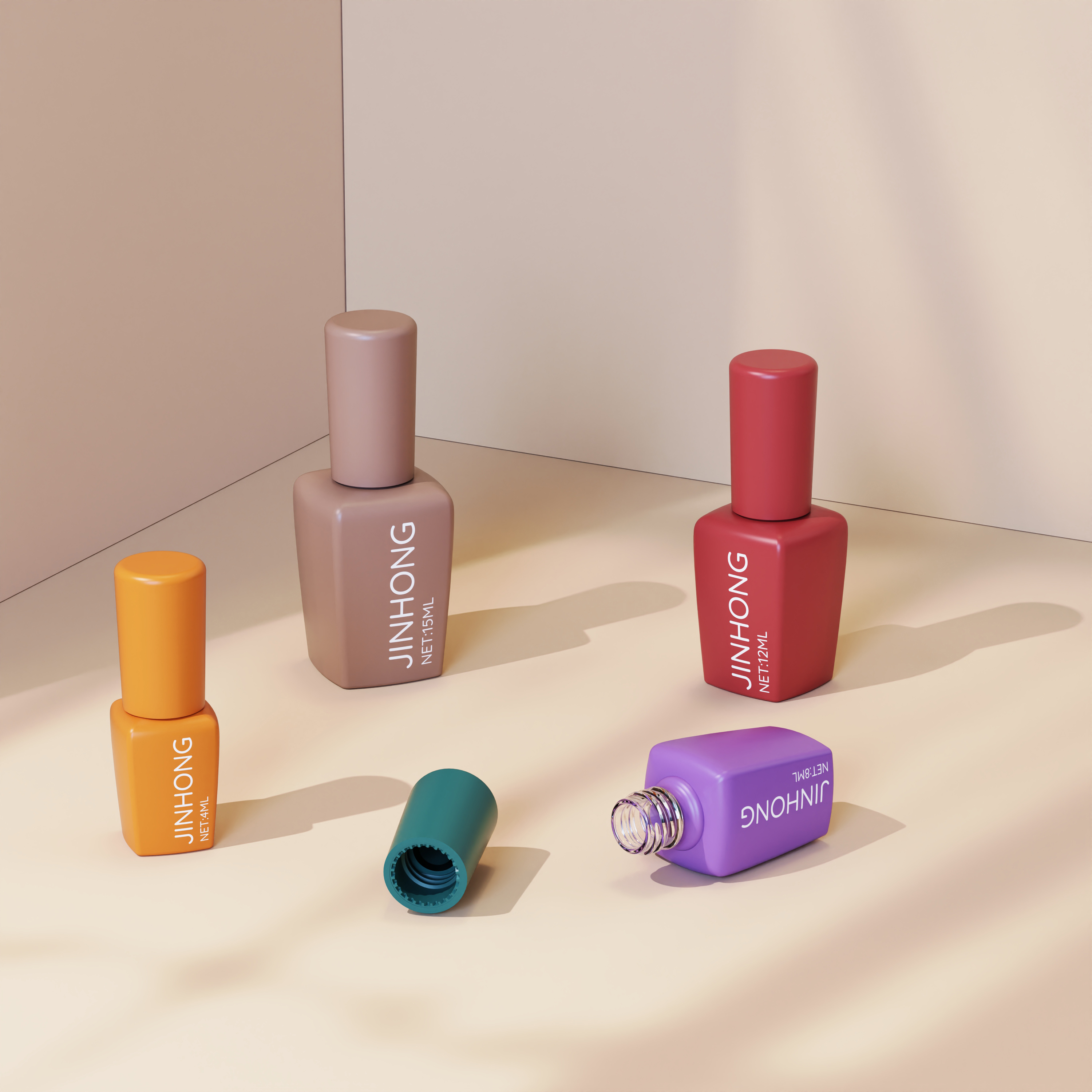 Matte UV Gel Nail Polish Bottle Manufacturer,Guangzhou Jinhong Packing Co., Ltd.,Matte UV Gel Nail Polish Bottle Manufacturer