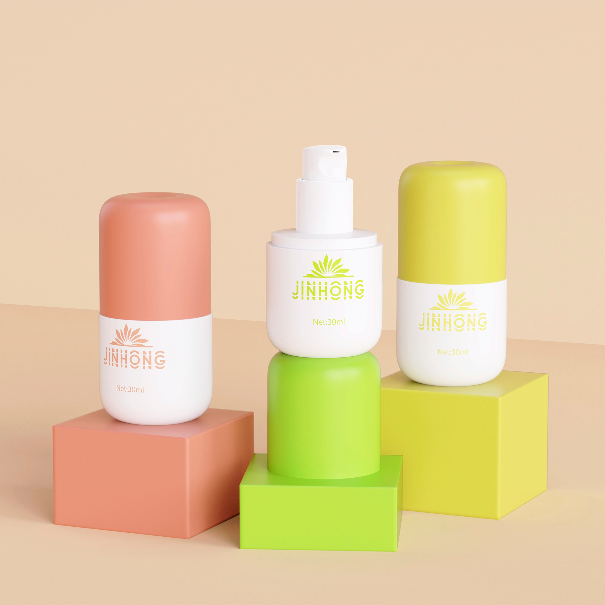 30ml Round Glass Foundation Bottle Manufacturer,Guangzhou Jinhong Packing Co., Ltd.,30ml Round Glass Foundation Bottle Manufacturer