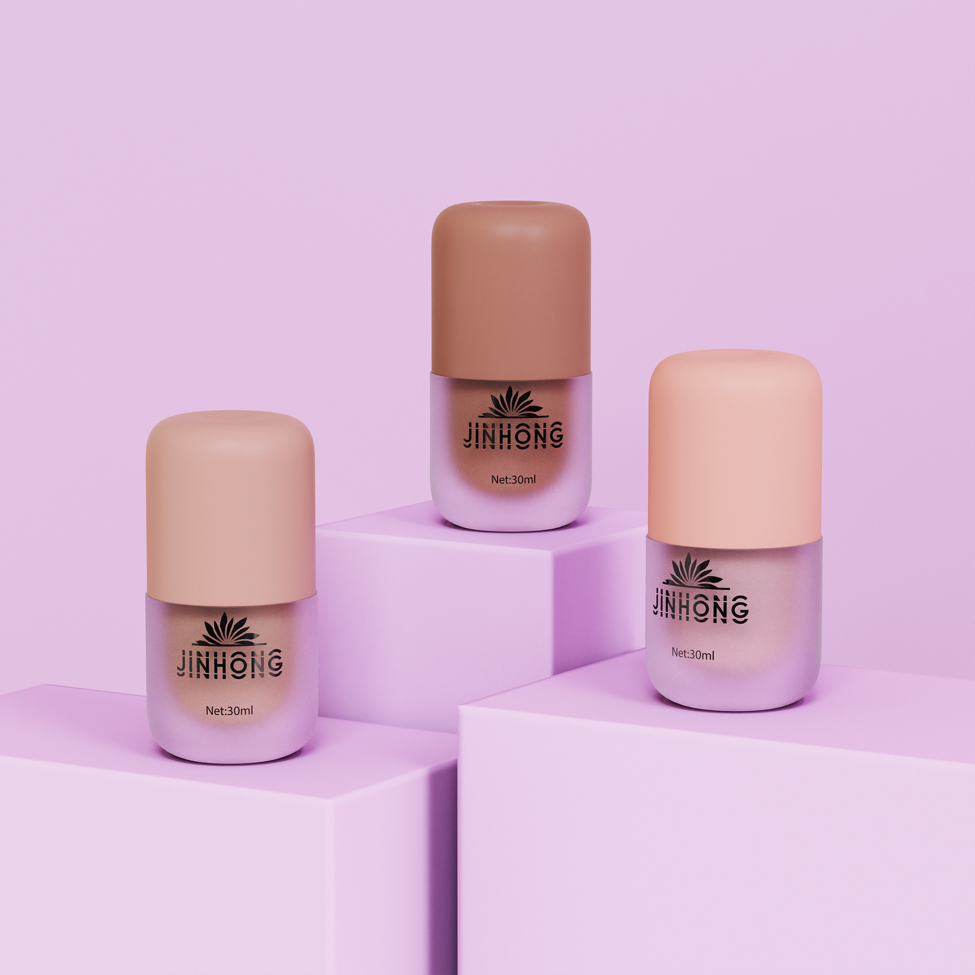 30ml Round Glass Foundation Bottle Manufacturer,Guangzhou Jinhong Packing Co., Ltd.,30ml Round Glass Foundation Bottle Manufacturer