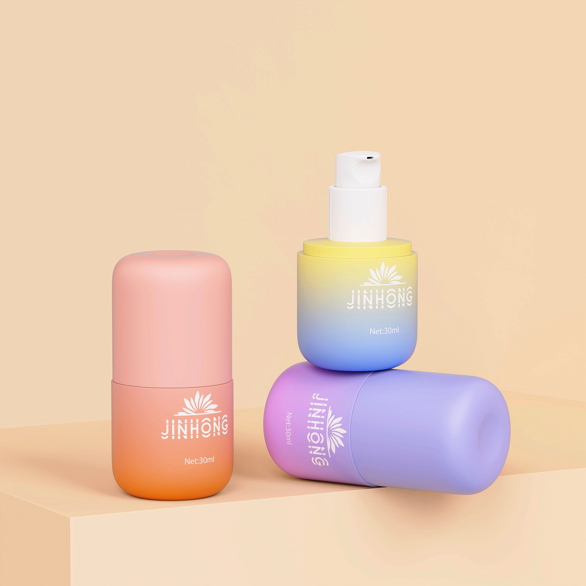 30ml Round Glass Foundation Bottle Manufacturer,Guangzhou Jinhong Packing Co., Ltd.,30ml Round Glass Foundation Bottle Manufacturer