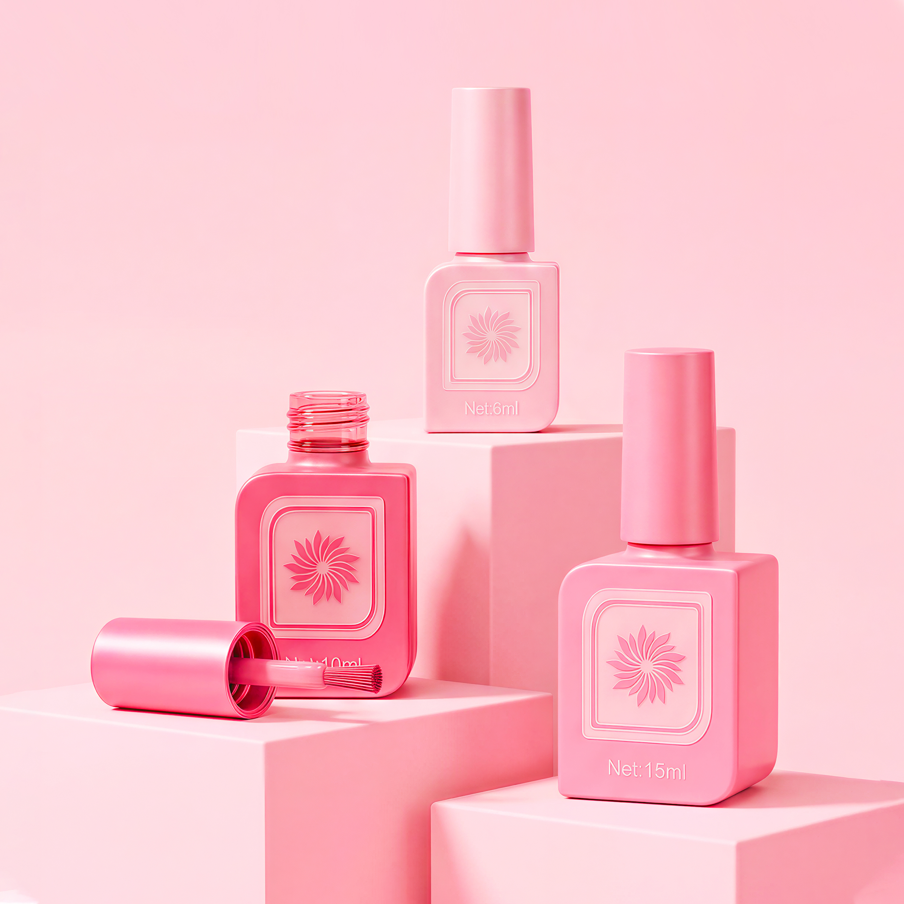 Colorful Square UV Gel Nail Polish Bottle Manufacturer,Guangzhou Jinhong Packing Co., Ltd.,Colorful Square UV Gel Nail Polish Bottle Manufacturer