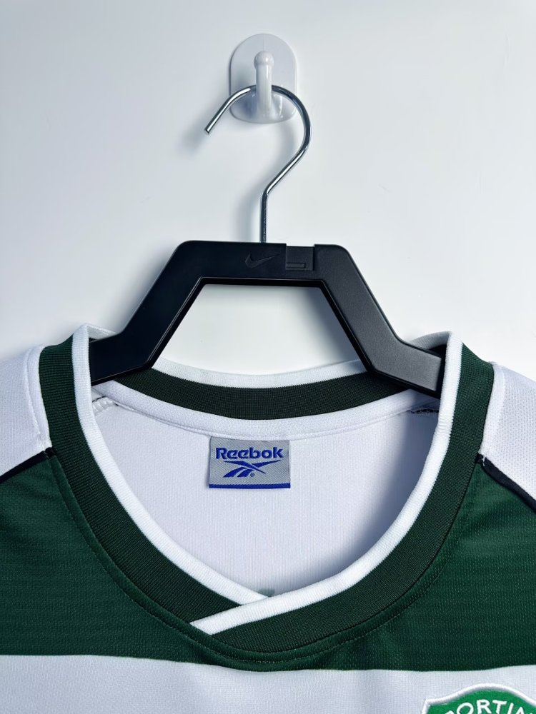 Sporting Lisbon Retro Home Long sleeve Jersey 2003-04