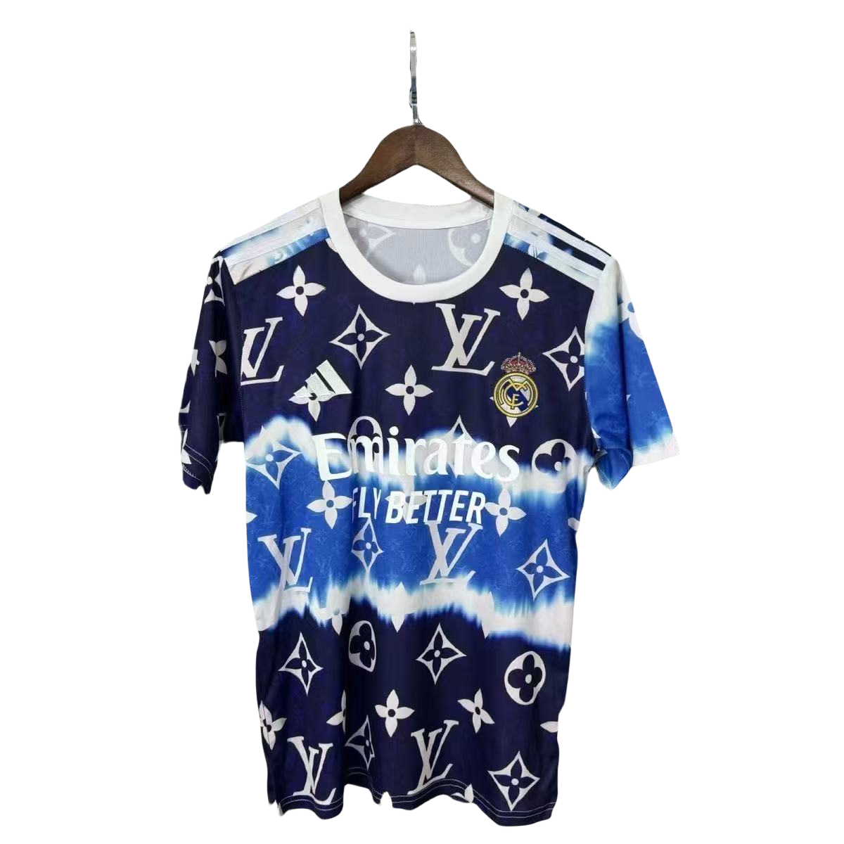2025-26 Real Madrid Men's Polo Shirt Biue