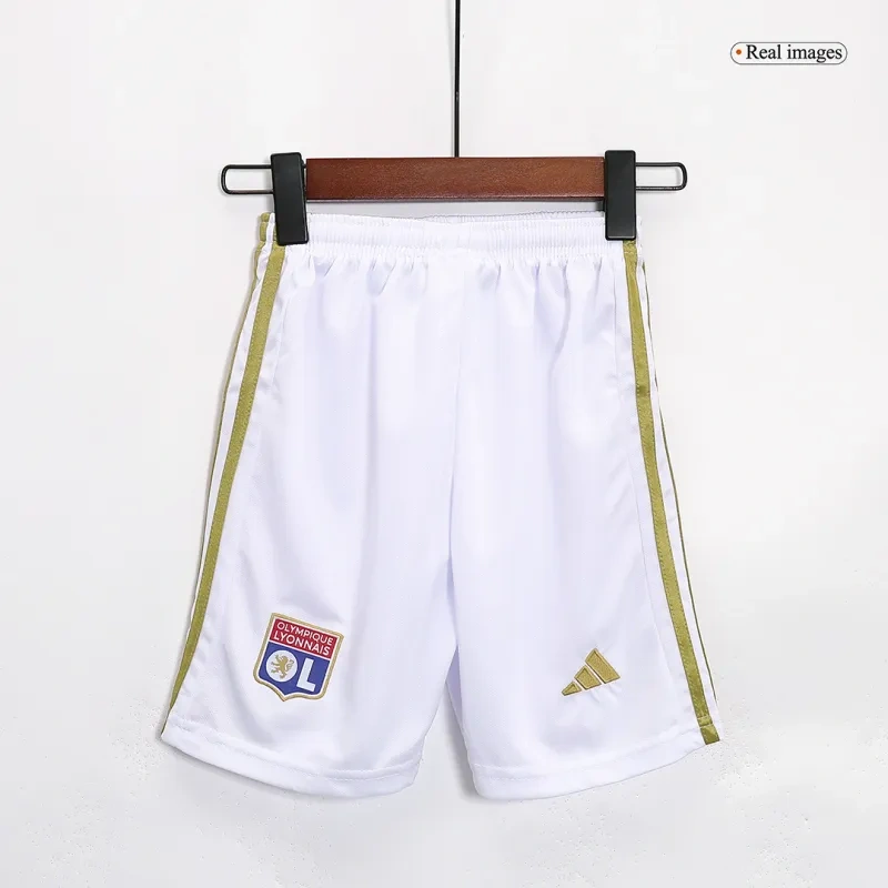 23-24 Kids Olympique Lyonnais Home Kit Jersey+Shorts
