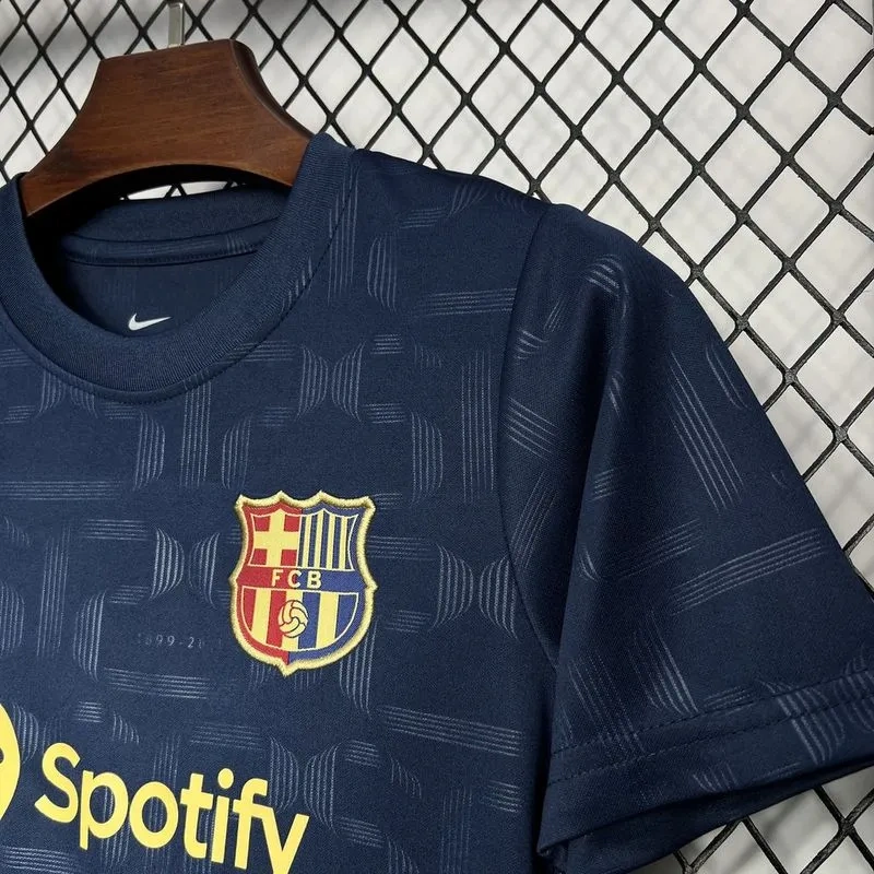 24-25 Barcelona 125th Anniversary Edition Kids Kits Youth Apparels Football Jersey