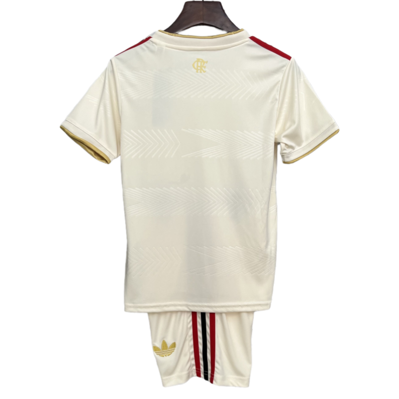 25-26 Flamengo Third Away Kid Kit  Soccer Shirt Fan edition