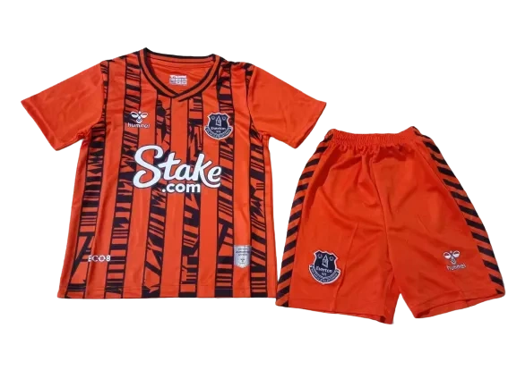 Kids Everton Away Kit Jersey+Shorts 2023/24