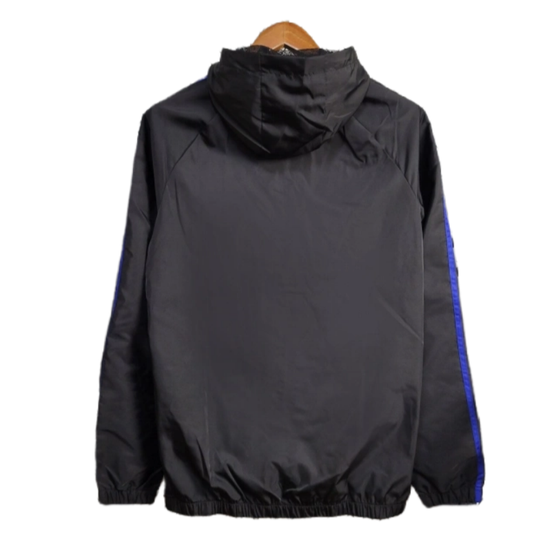 24-25 Real Madrid Windbreaker Black Football Shirt