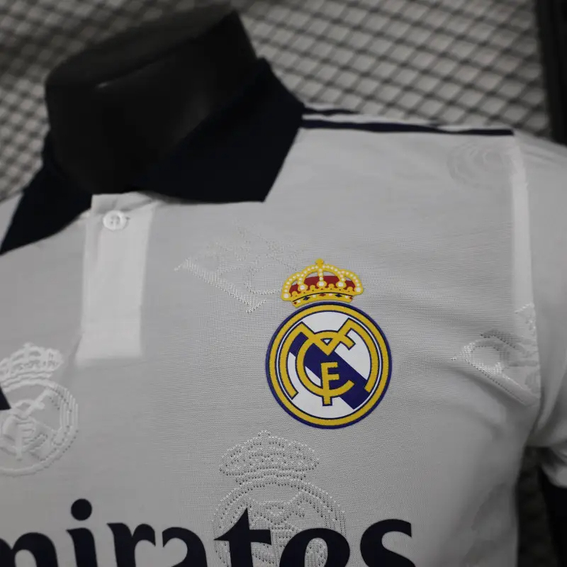2025-26 Real Madrid Men's Polo Shirt White