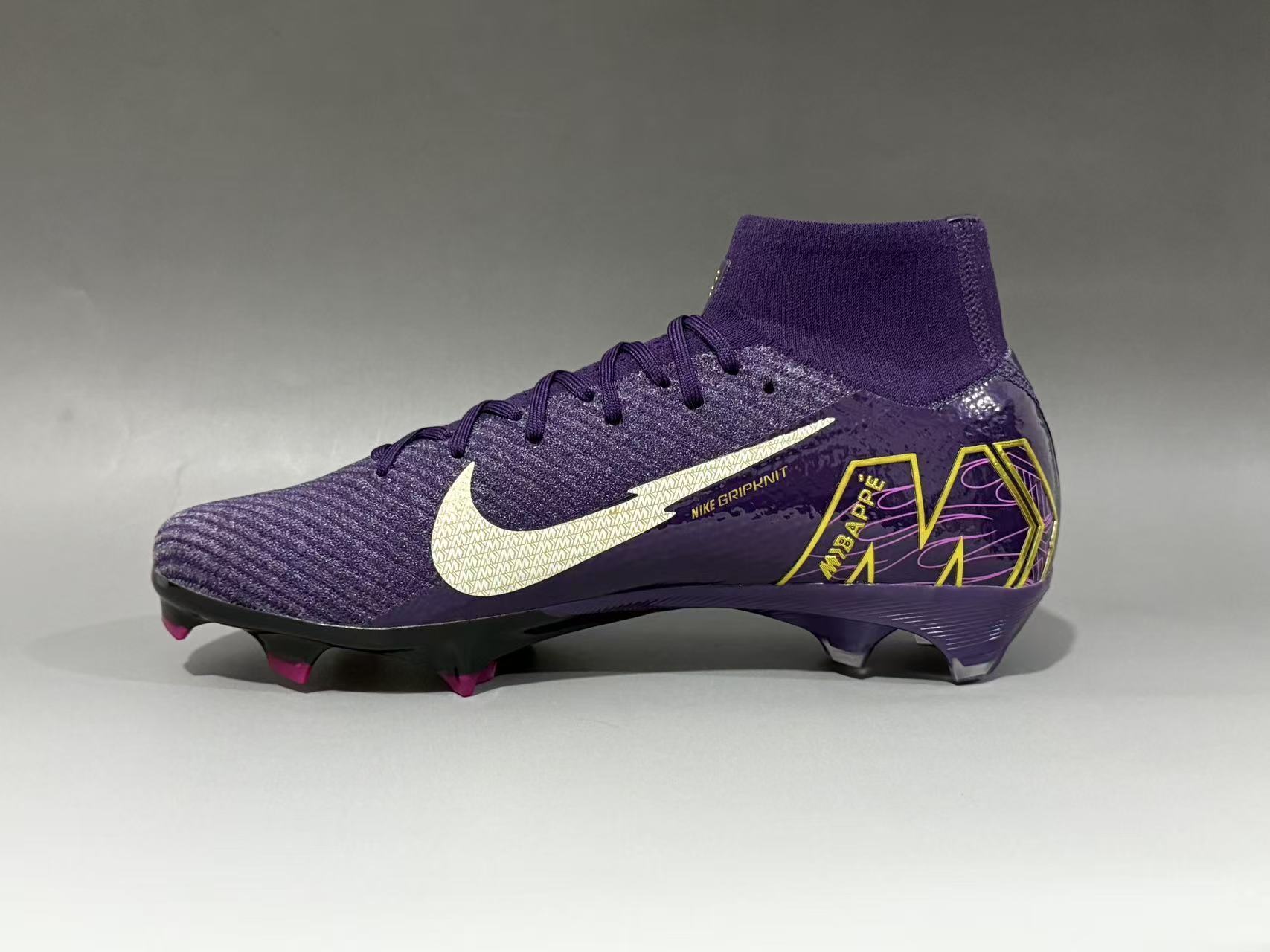 Assassin's 16th generation high top with built-in full air cushion waterproof knitted FG Football shoes