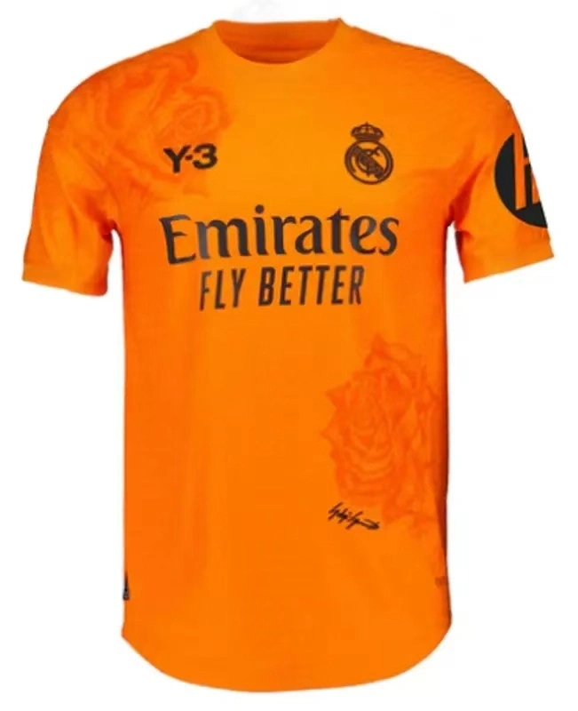 24-25 Real Madrid Y3 Orange Jersey