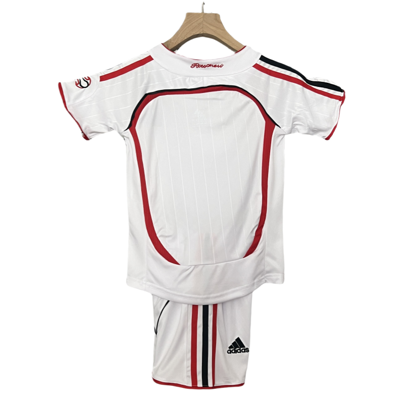 Kids AC Milan UCL Final Kits Retro Jersey Away 06-07