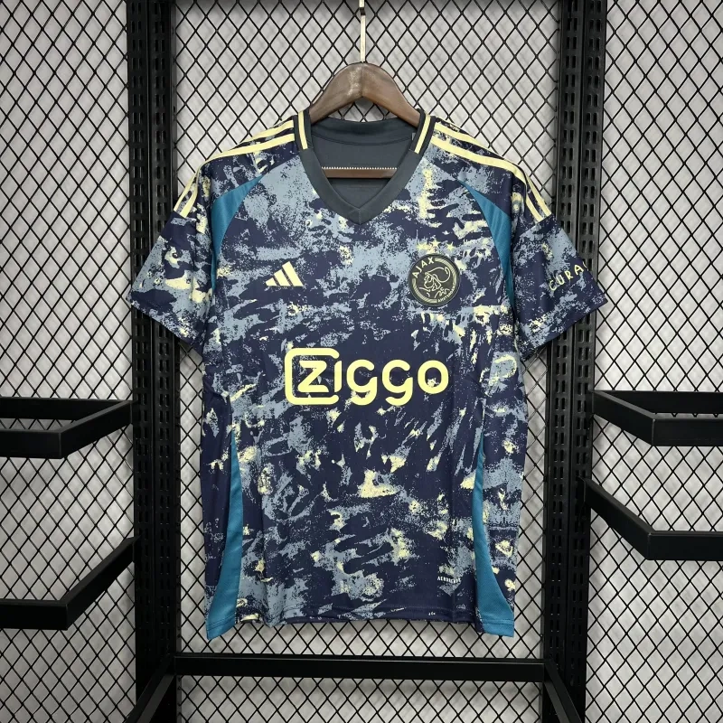 24-25 Ajax Away Soccer Jersey Fan Version