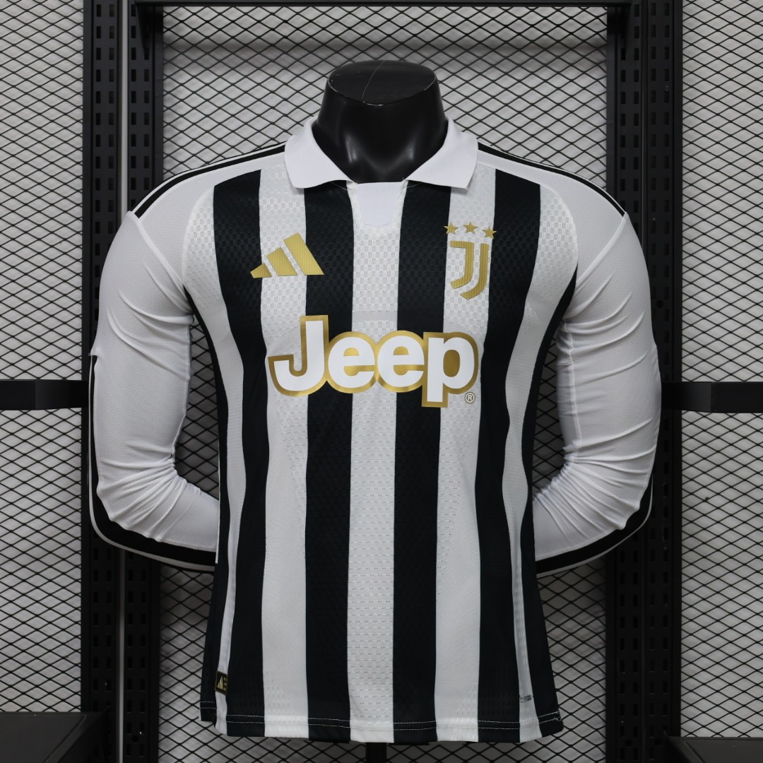 Juventus 26-27 Home Soccer Jersey Long sleeves Player Version