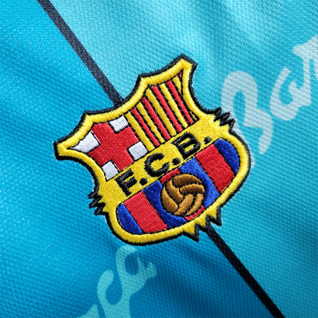 96-97 Barcelona Retro Away Soccer Shirt