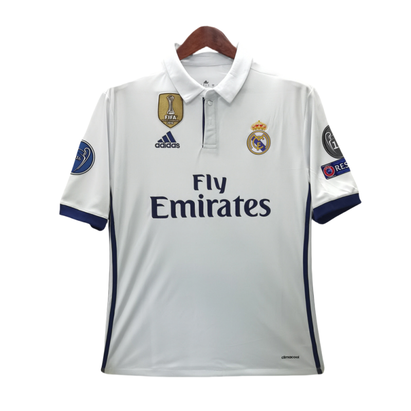 2016-17 Real Madrid Retro Home football jersey