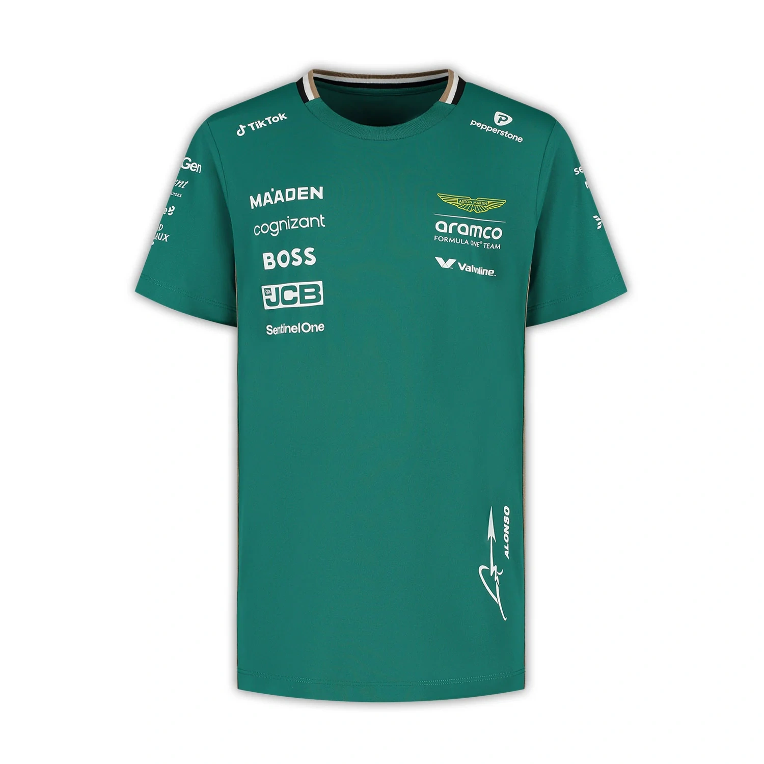 Aston Martin F1 2025 Kids Alonso Driver T-Shirt