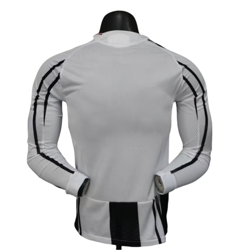 Juventus Long Sleeve Jersey Home Football Shirt 2025-26-Player version