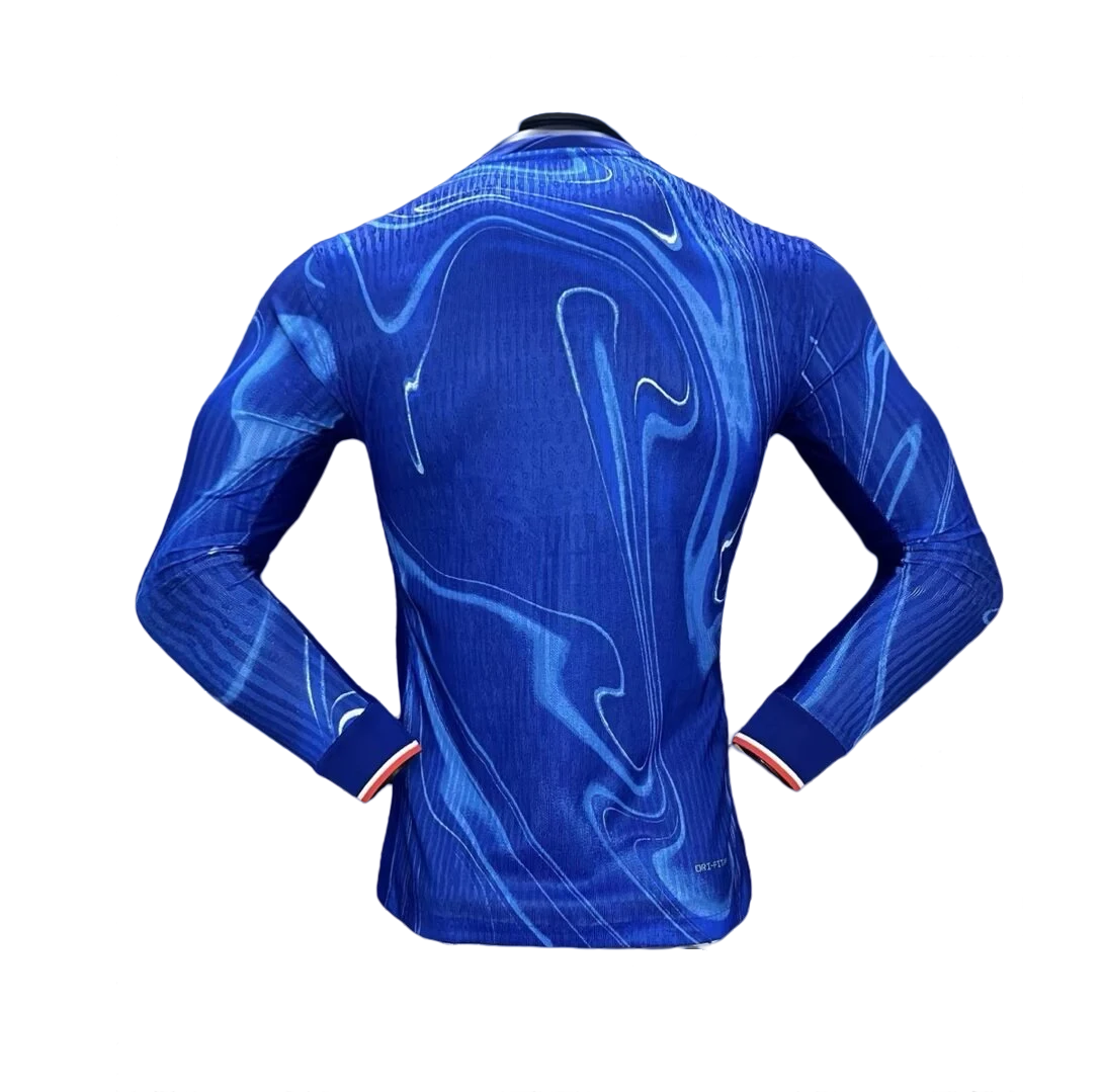 2024-25 Chelsea Club Home Player Version Long Sleeve Football Shirt