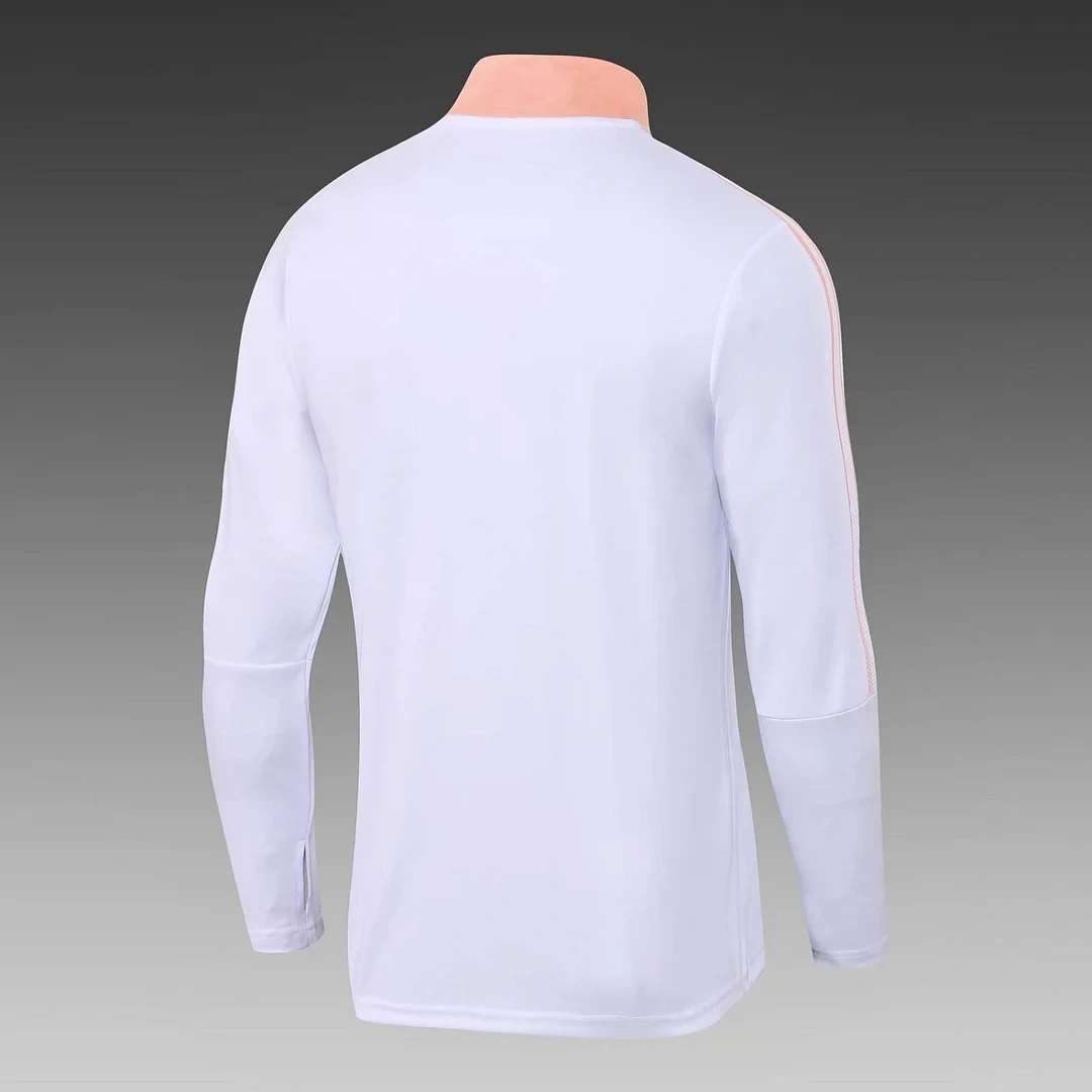 Arsenal Half-Pull Training Suit White Football Shirt 2021/2022