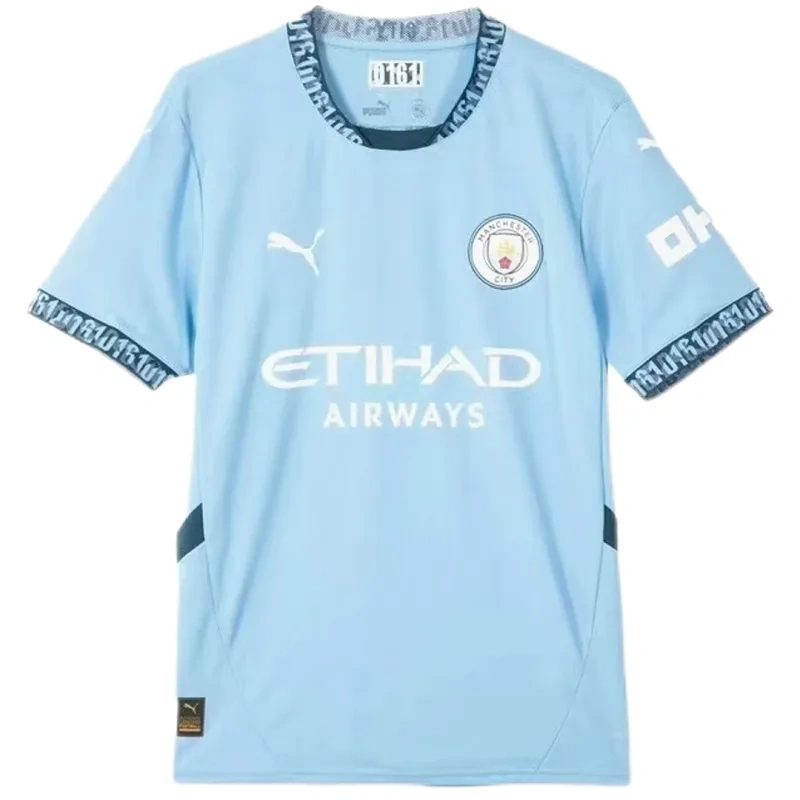24-25 Manchester City Home Whole Kit Jersey+Shorts+Socks