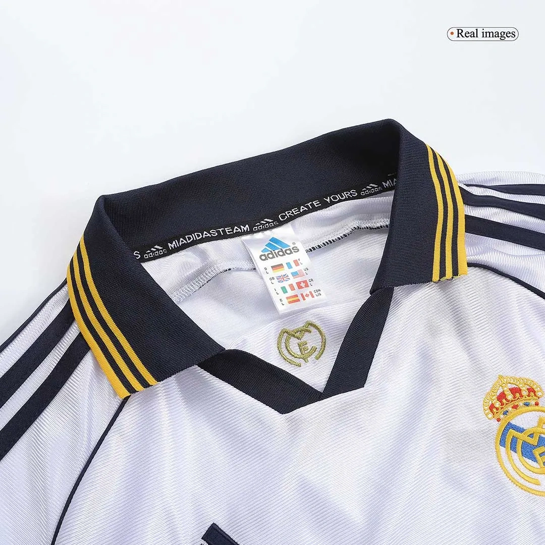 1999/00 Real Madrid Retro Away Soccer Jersey Long Sleeve