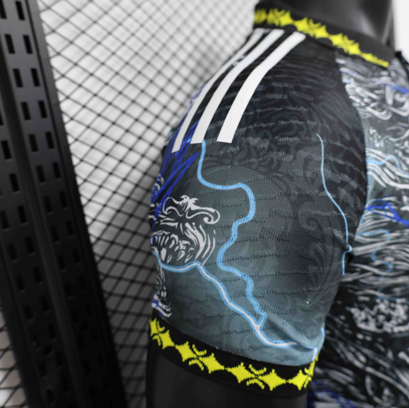 24-25 Real Madrid Dragon Black$Blue Special Edition Player Version Shirt